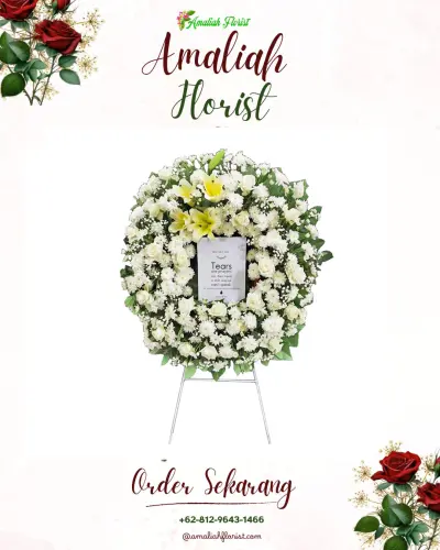 Krans Bunga Duka Cita di Jelambar